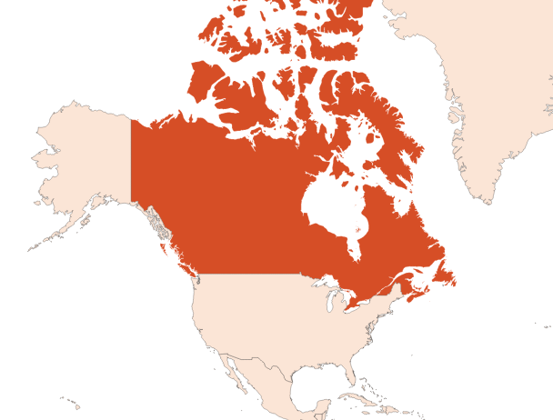 Map for Castoréum Résinoïde (N° CAS 8023-83-4)​