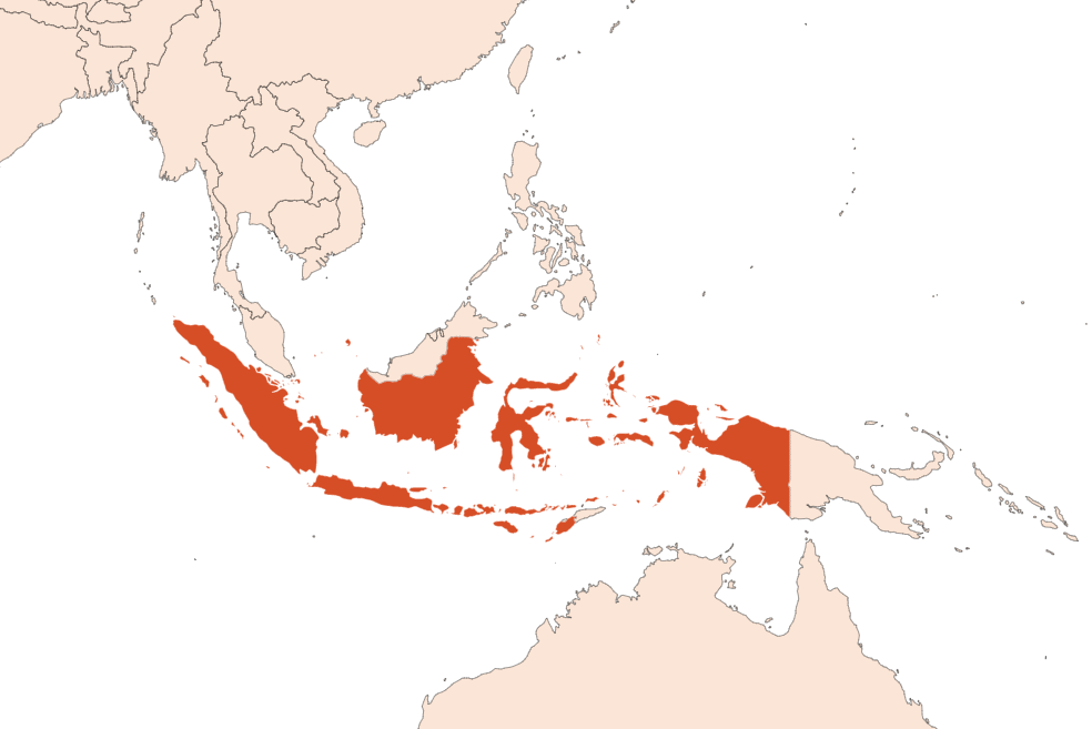 Map for Curcuma zanthorrhiza CO2 (N° CAS 89998-05-0)​