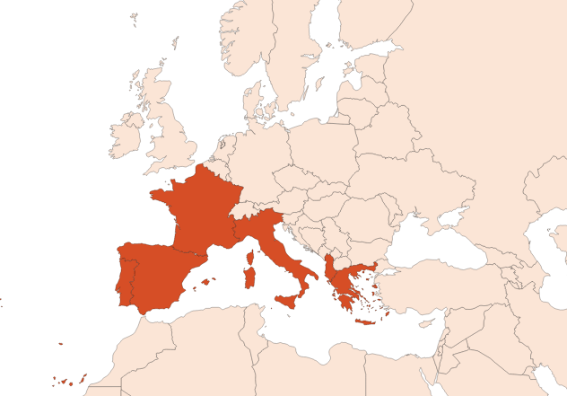 Map for Dynamone® (N° CAS 8016-26-0)​