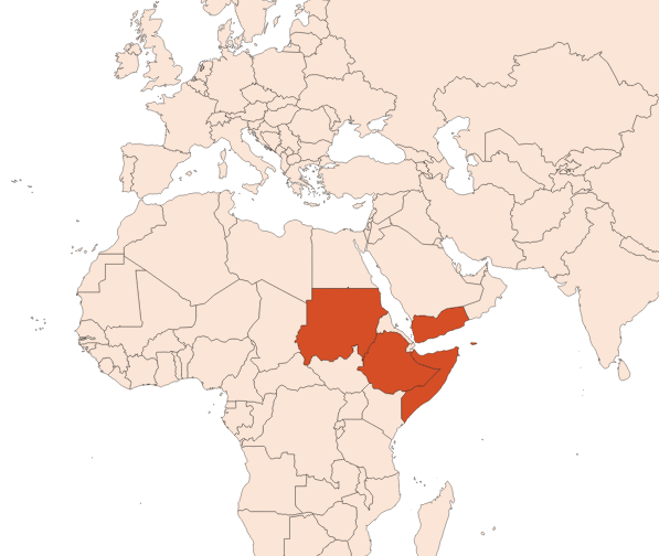 Map for Encens HE (N° CAS 8016-36-2)​