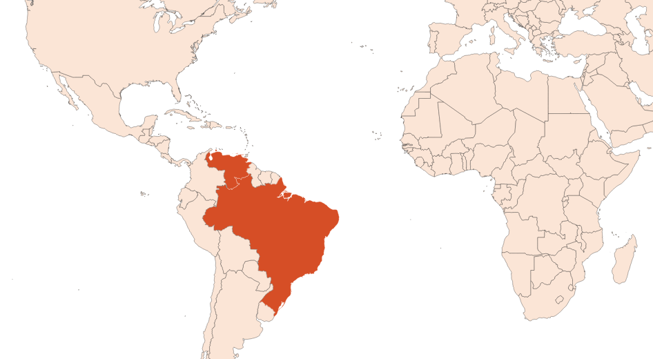 Map for Fève Tonka Absolue (N° CAS 8024-04-2)​