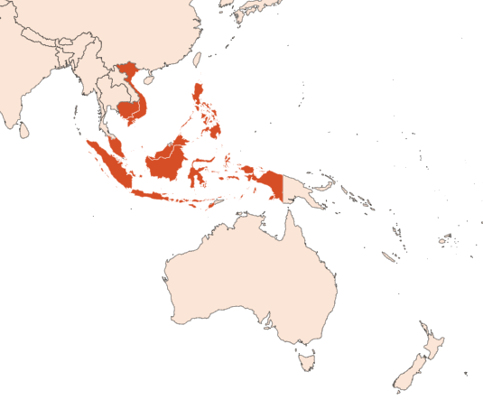 Map for Gurjun balsam light CT gurjunene (CAS N° 8030-55-5)​